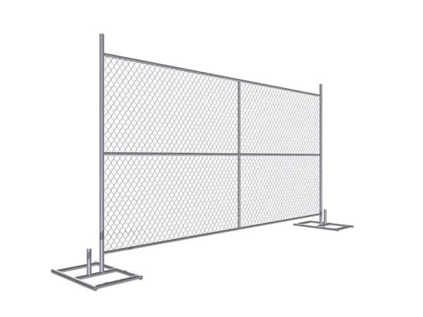 chain link temporary fence