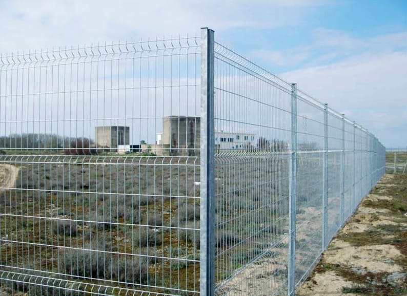 Galvanized 3D Fence