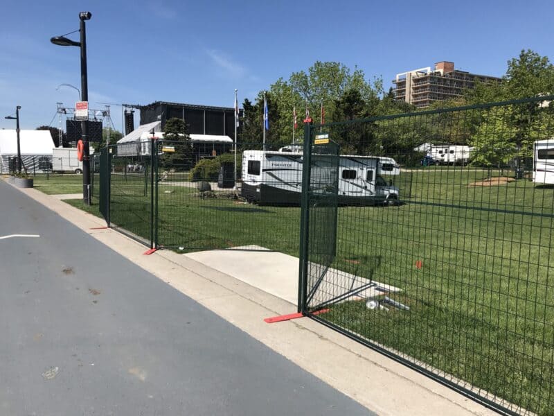 Canada temporary fence